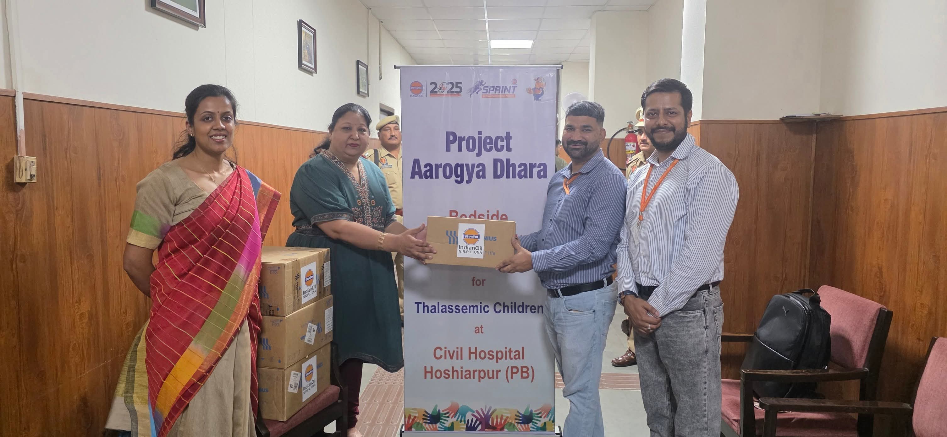 Indian Oil donates 1000 bedside components for children with Thalassemia